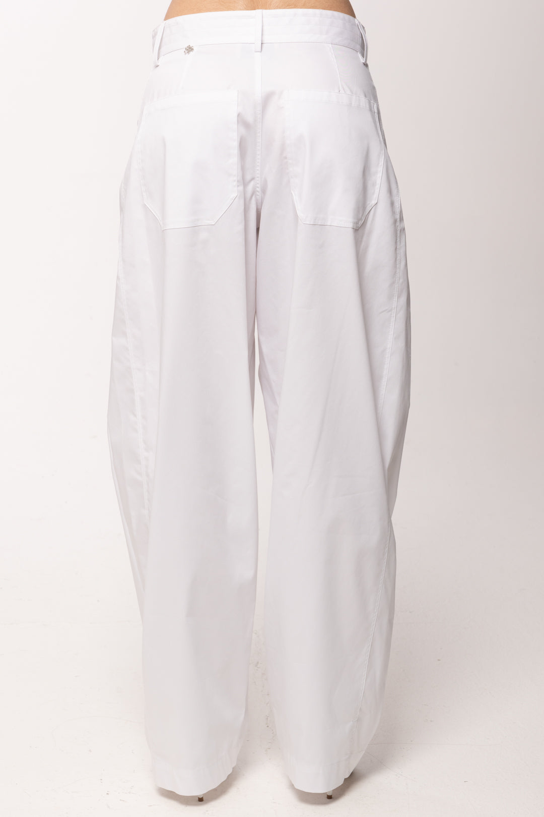 Aniye By Pantaloni Over Costanza con Coulisse 185089 BLANC :PE26