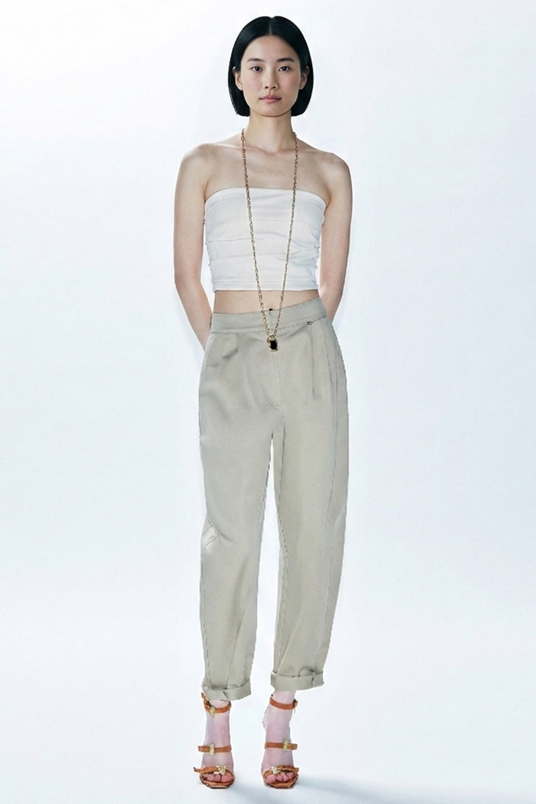 Aniye By Pantaloni Over Dyla Gamba Balloon 185088 KAKI :PE26