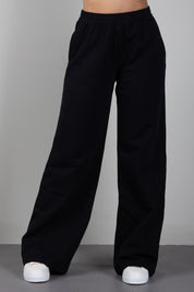 Elisabetta Franchi Bambina Pantaloni Palazzo con Logo EFPA328CFF017.N000