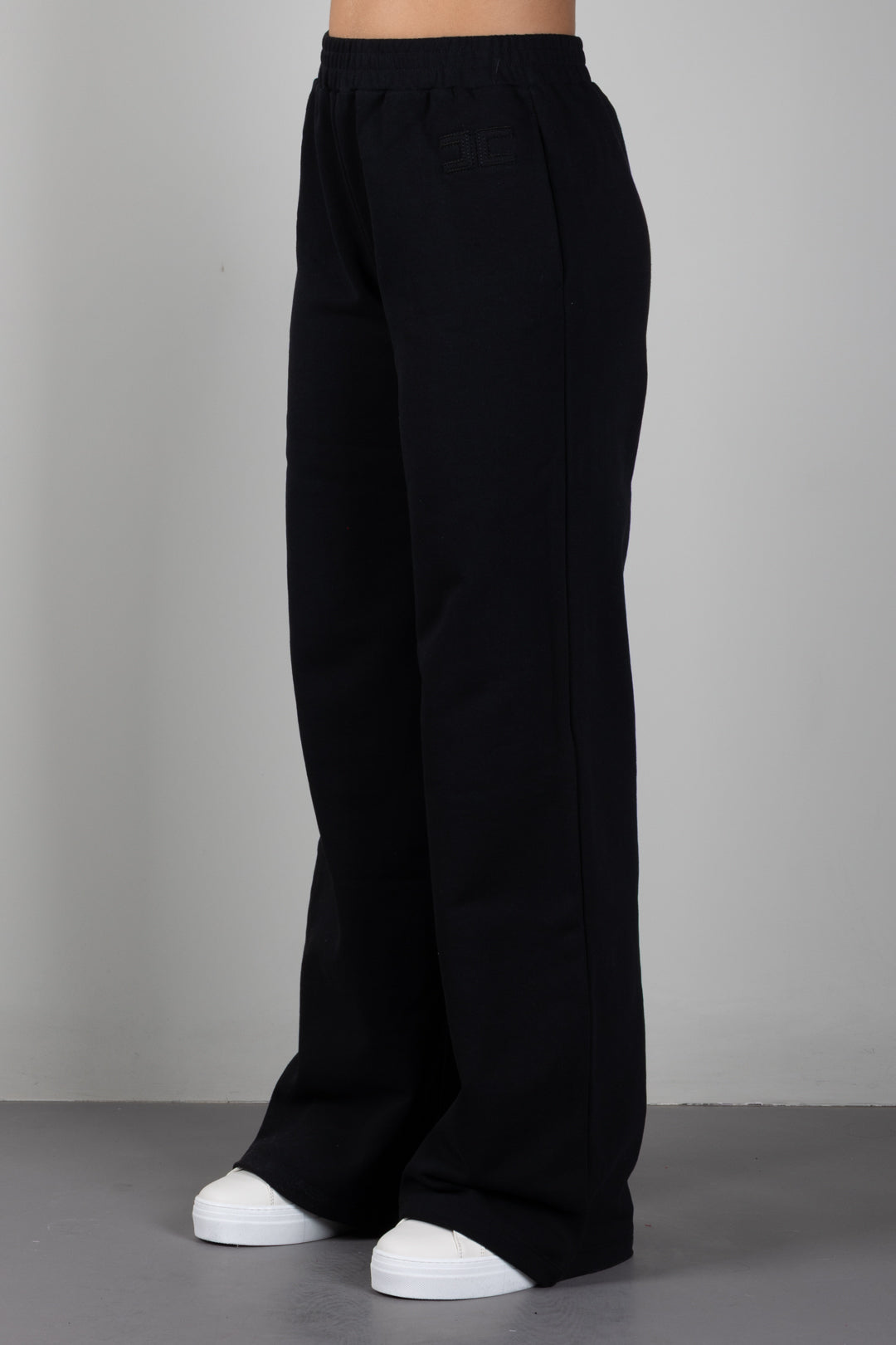 Elisabetta Franchi Bambina Pantaloni Palazzo con Logo EFPA328CFF017.N000