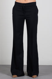 Aniye By Pantaloni Rio Flared con Piega Stirata 181099 BLACK :AI26