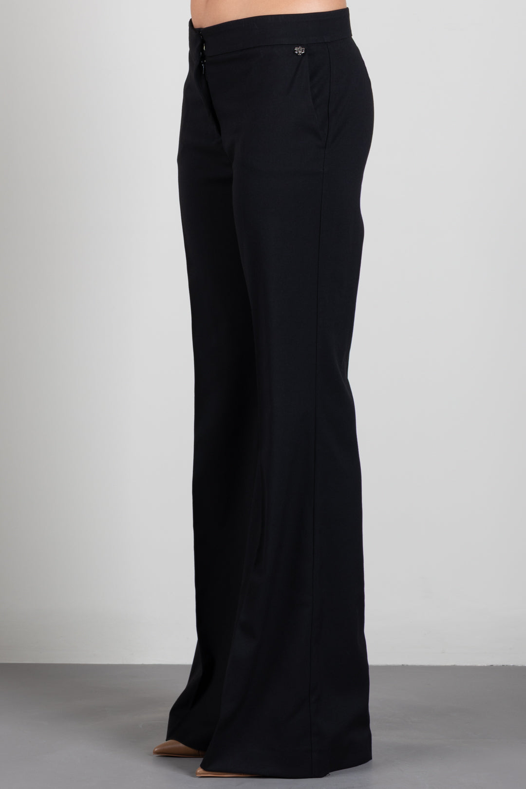 Aniye By Pantaloni Rio Flared con Piega Stirata 181099 BLACK :AI26
