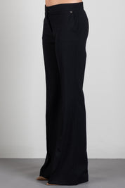 Aniye By Pantaloni Rio Flared con Piega Stirata 181099 BLACK :AI26