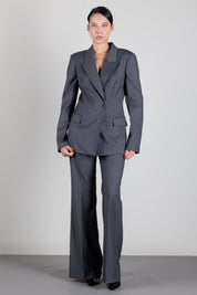 Aniye By Pantaloni Rio Flared con Piega Stirata 181099 GRAY :AI26