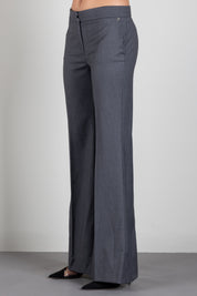 Aniye By Pantaloni Rio Flared con Piega Stirata 181099 GRAY :AI26