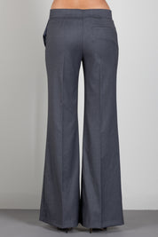 Aniye By Pantaloni Rio Flared con Piega Stirata 181099 GRAY :AI26