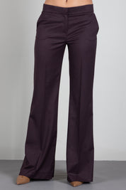 Aniye By Pantaloni Rio Flared con Piega Stirata 181099 RUBY NOIR :AI26