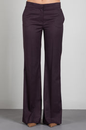Aniye By Pantaloni Rio Flared con Piega Stirata 181099 RUBY NOIR :AI26