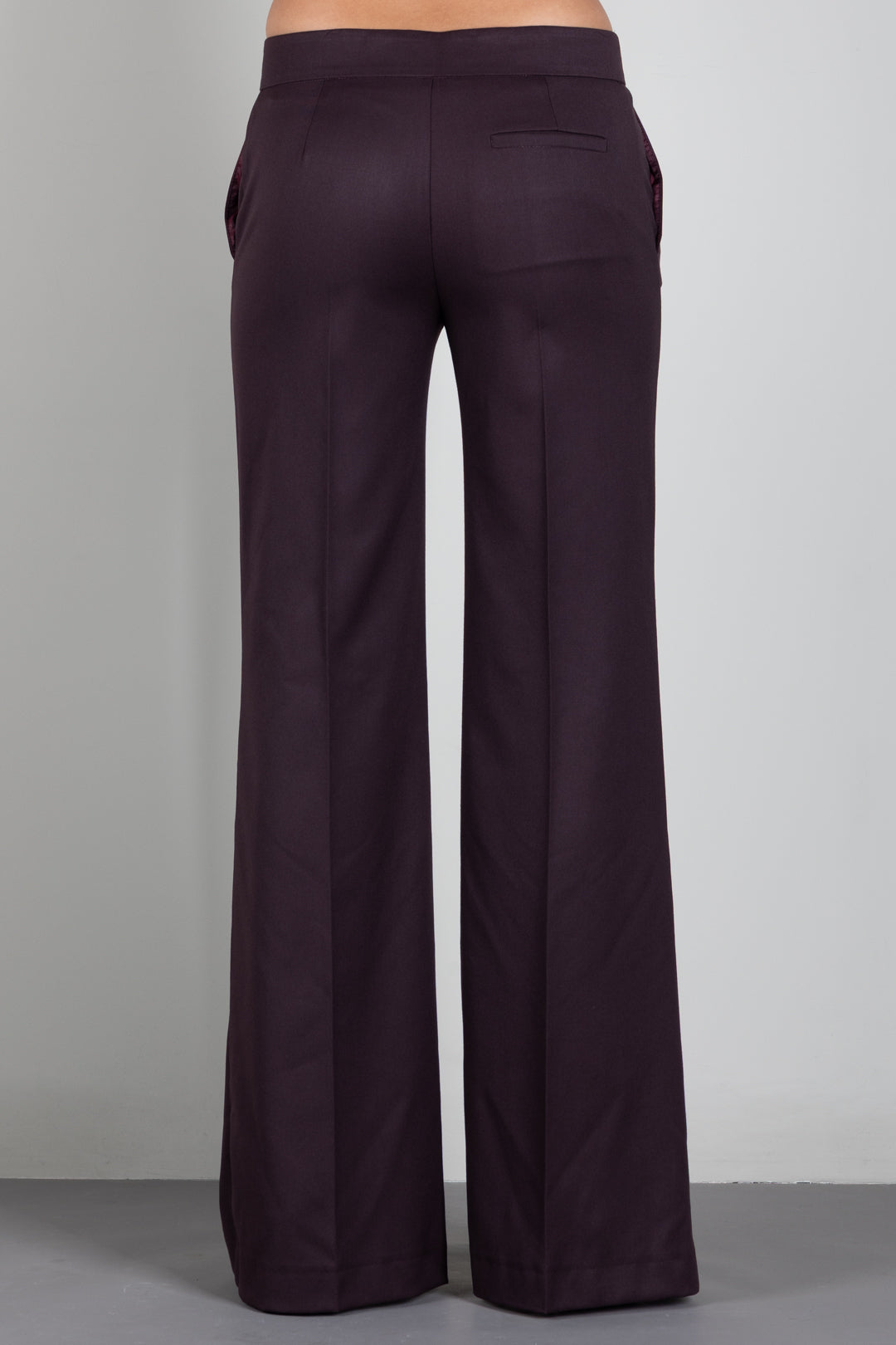 Aniye By Pantaloni Rio Flared con Piega Stirata 181099 RUBY NOIR :AI26