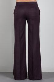 Aniye By Pantaloni Rio Flared con Piega Stirata 181099 RUBY NOIR :AI26