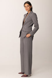 Khloe Femme Pantaloni Sartoriali a Gamba Dritta GRIGIO