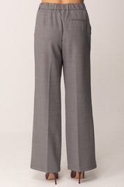 Khloe Femme Pantaloni Sartoriali a Gamba Dritta GRIGIO