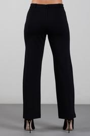 Manila Grace Pantaloni Sartoriali a Gamba Dritta P003VU METEORITE :AI26