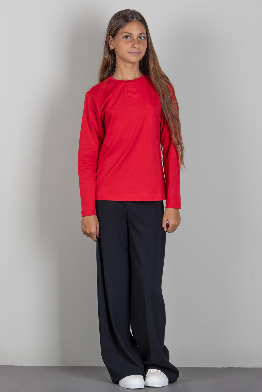 Elisabetta Franchi Bambina Pantaloni Sartoriali Palazzo EFPA3340GA022.N000