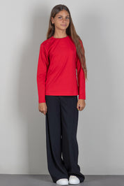 Elisabetta Franchi Bambina Pantaloni Sartoriali Palazzo EFPA3340GA022.N000