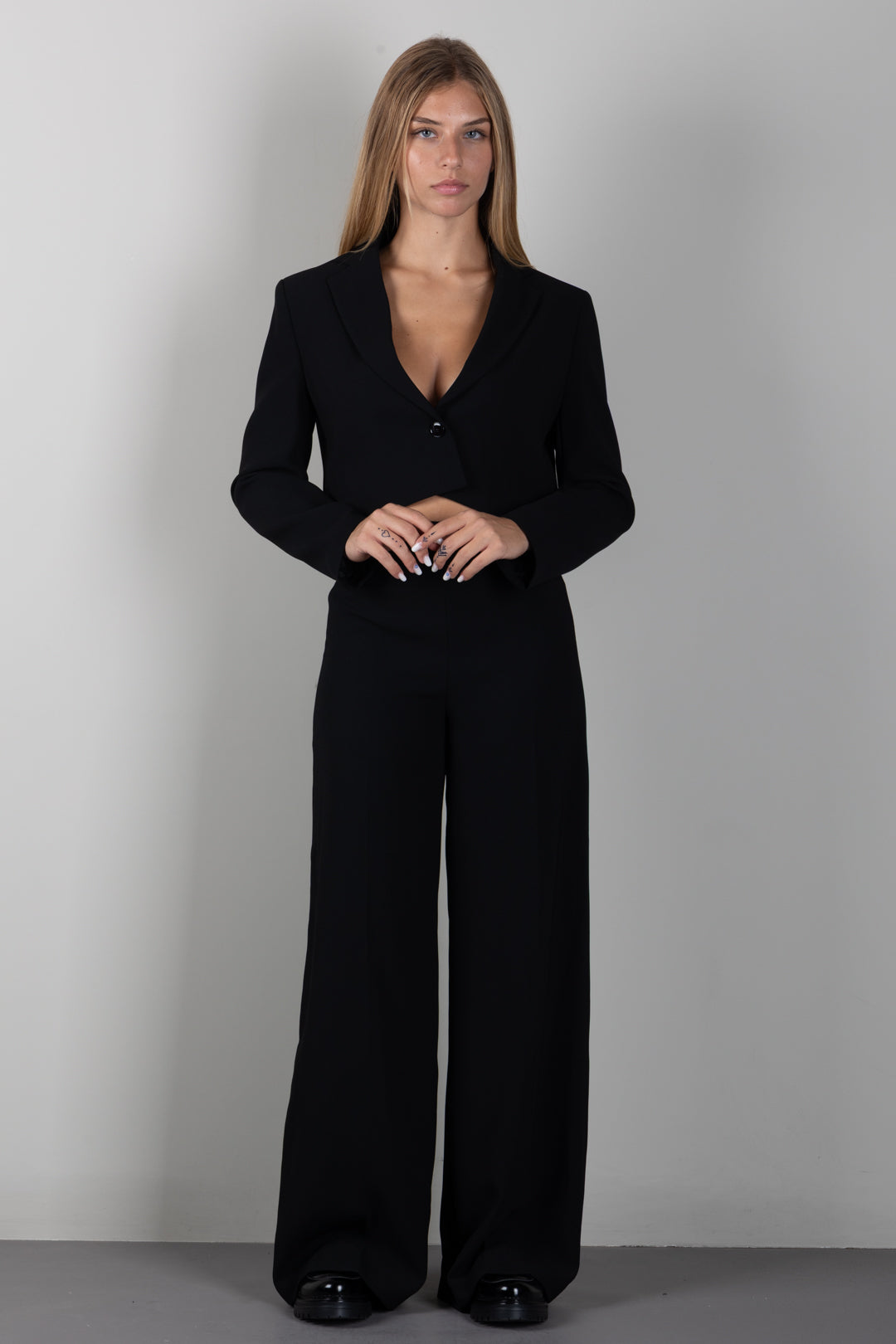Elisabetta Franchi Bambina Pantaloni Sartoriali Palazzo EFPA3340GA022.N000