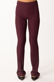 Patrizia Pepe Pantaloni Skinny con Piping 8P0747 A454 PURPLE RED