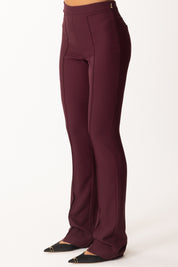 Patrizia Pepe Pantaloni Skinny con Piping 8P0747 A454 PURPLE RED