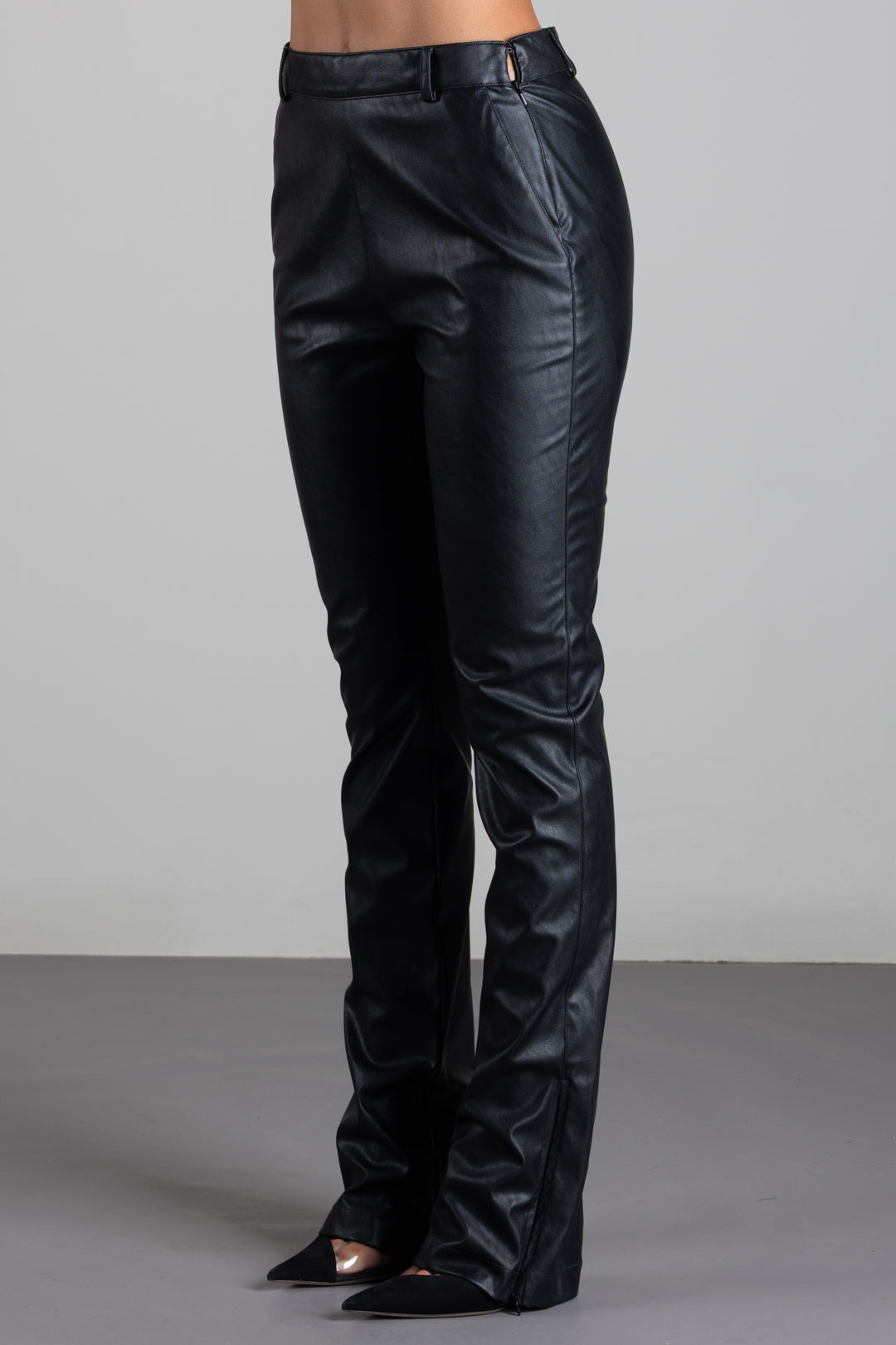 Pinko Pantaloni Slim Fit Svasati Effetto Nappa 107127 A3EQ Z99