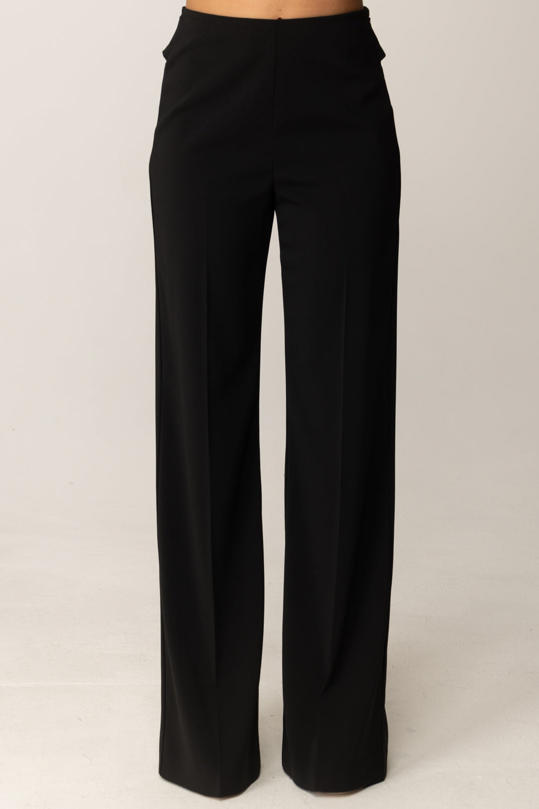 Patrizia Pepe Donna Pantaloni Slim In Tessuto Tecnico con Zip Fly