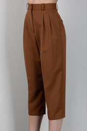 Elisabetta Franchi Pantaloni Sotto Al Ginocchio In Gabardina PA18466E2 SIGARO