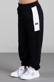 Elisabetta Franchi Bambina Pantaloni Sportivi con Stampa Logo EFPA327CFF017.N101