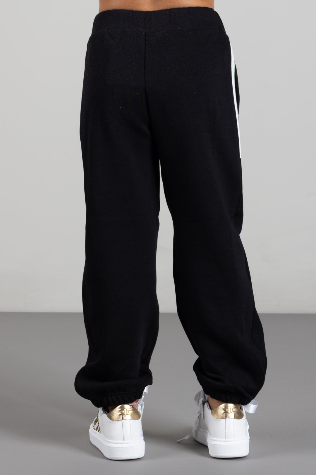 Elisabetta Franchi Bambina Pantaloni Sportivi con Stampa Logo EFPA327CFF017.N101