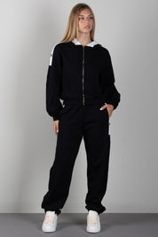 Elisabetta Franchi Bambina Pantaloni Sportivi con Stampa Logo EFPA327CFF017.N101