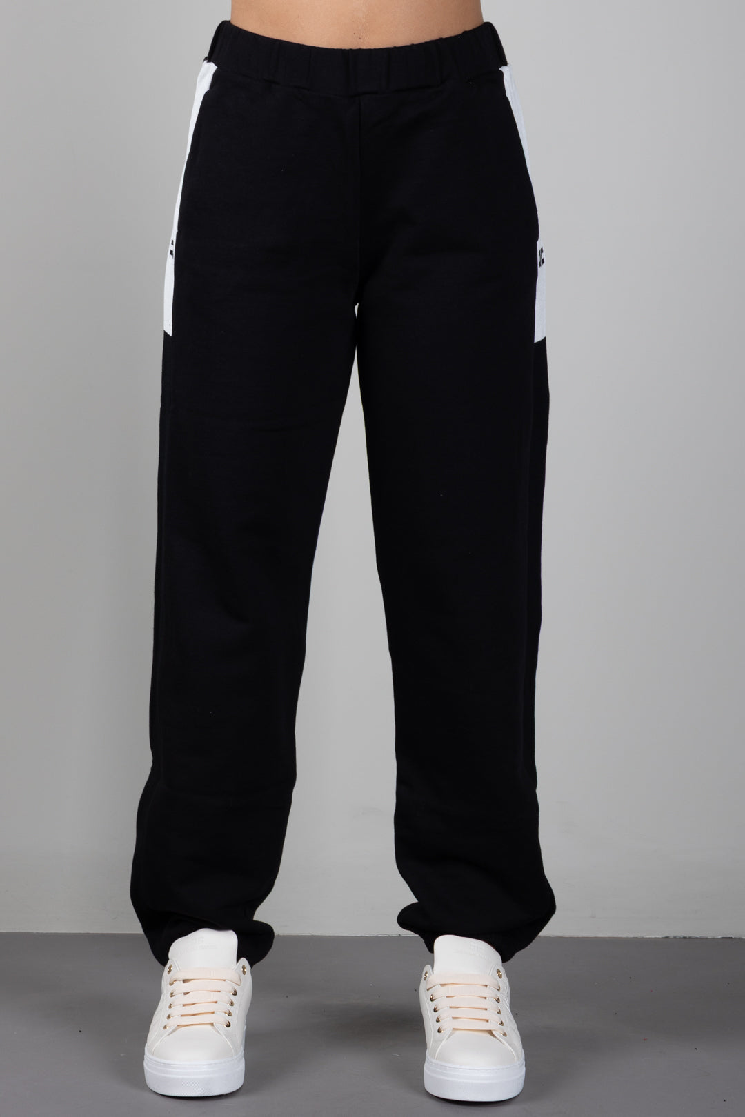 Elisabetta Franchi Bambina Pantaloni Sportivi con Stampa Logo EFPA327CFF017.N101