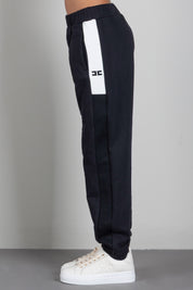Elisabetta Franchi Bambina Pantaloni Sportivi con Stampa Logo EFPA327CFF017.N101
