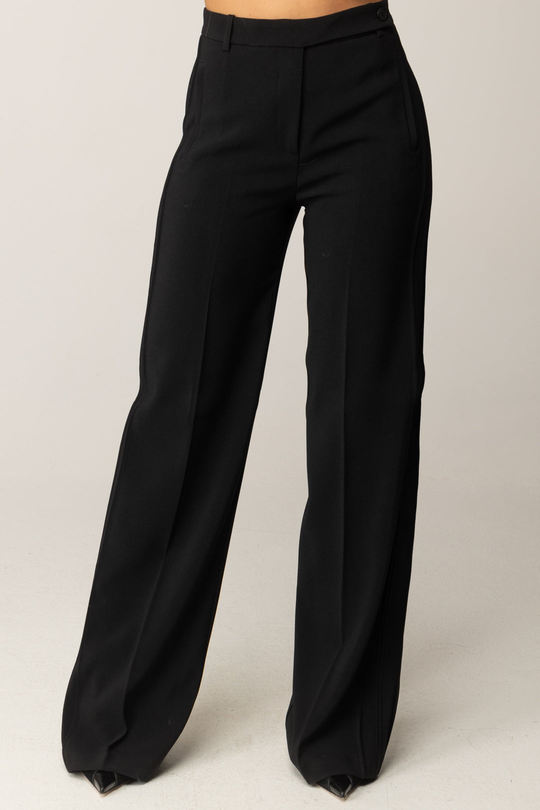 Pinko Pantaloni Straight Leg NERO LIMOUSINE