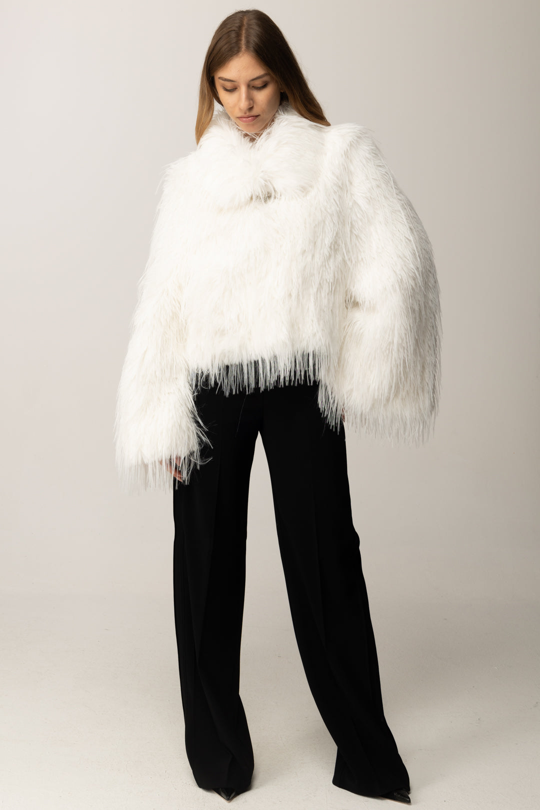 Pinko Pantaloni Straight Leg NERO LIMOUSINE