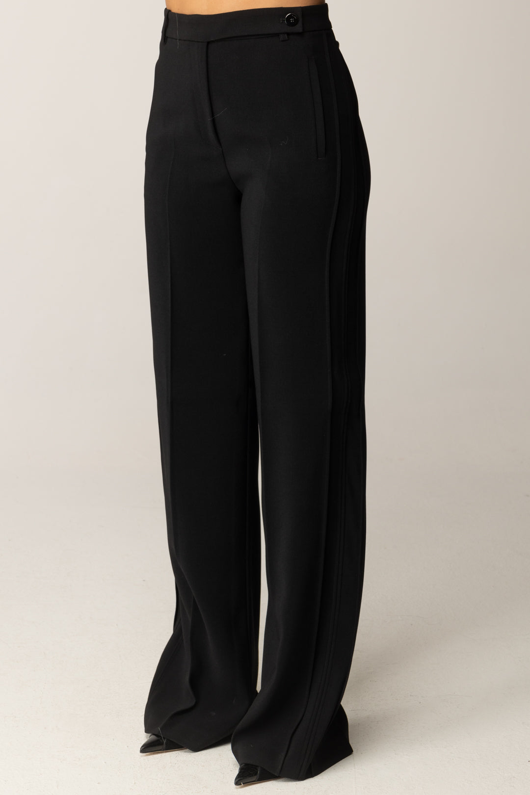 Pinko Pantaloni Straight Leg NERO LIMOUSINE