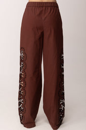 Patrizia Pepe Pantaloni/trousers 2P1764 A773 WOOD BROWN