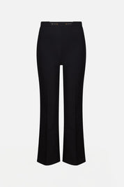Elisabetta Franchi Pantaloni Trumpet In Doppio Crêpe Stretch PA19866E2 NERO