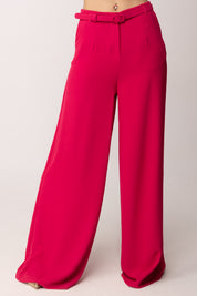 Imperial Pantaloni Wide Leg con Cintura P8C5LHXC FUXIA