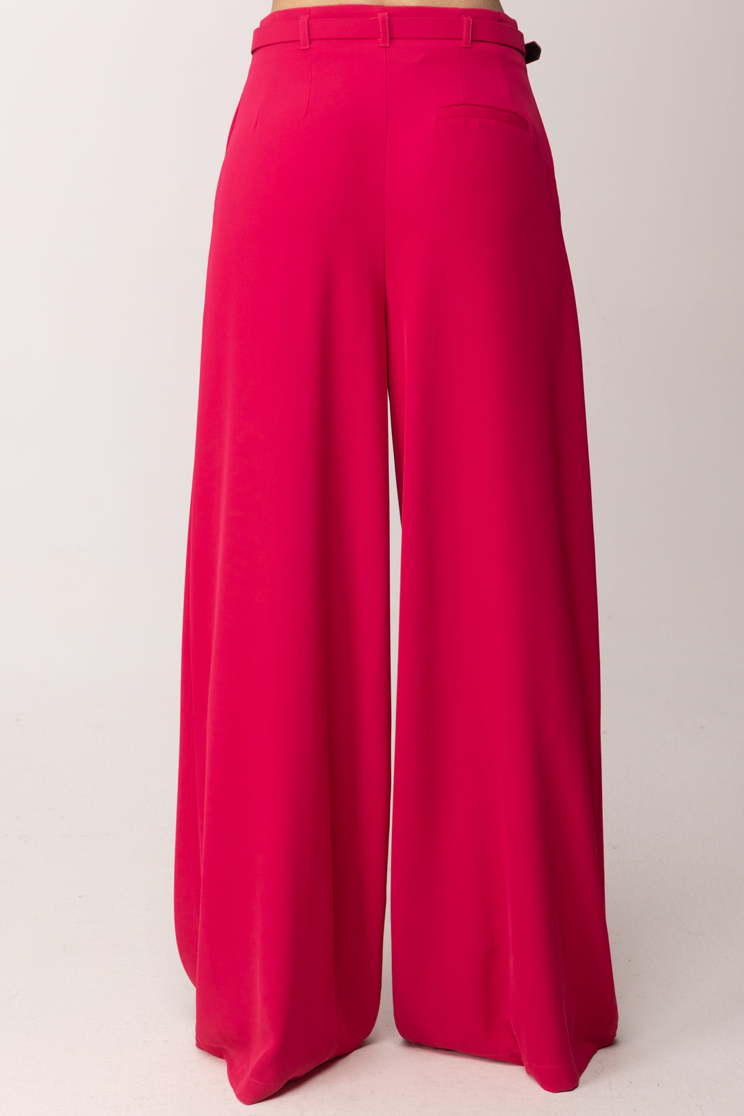 Imperial Pantaloni Wide Leg con Cintura P8C5LHXC FUXIA