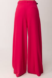 Imperial Pantaloni Wide Leg con Cintura P8C5LHXC FUXIA