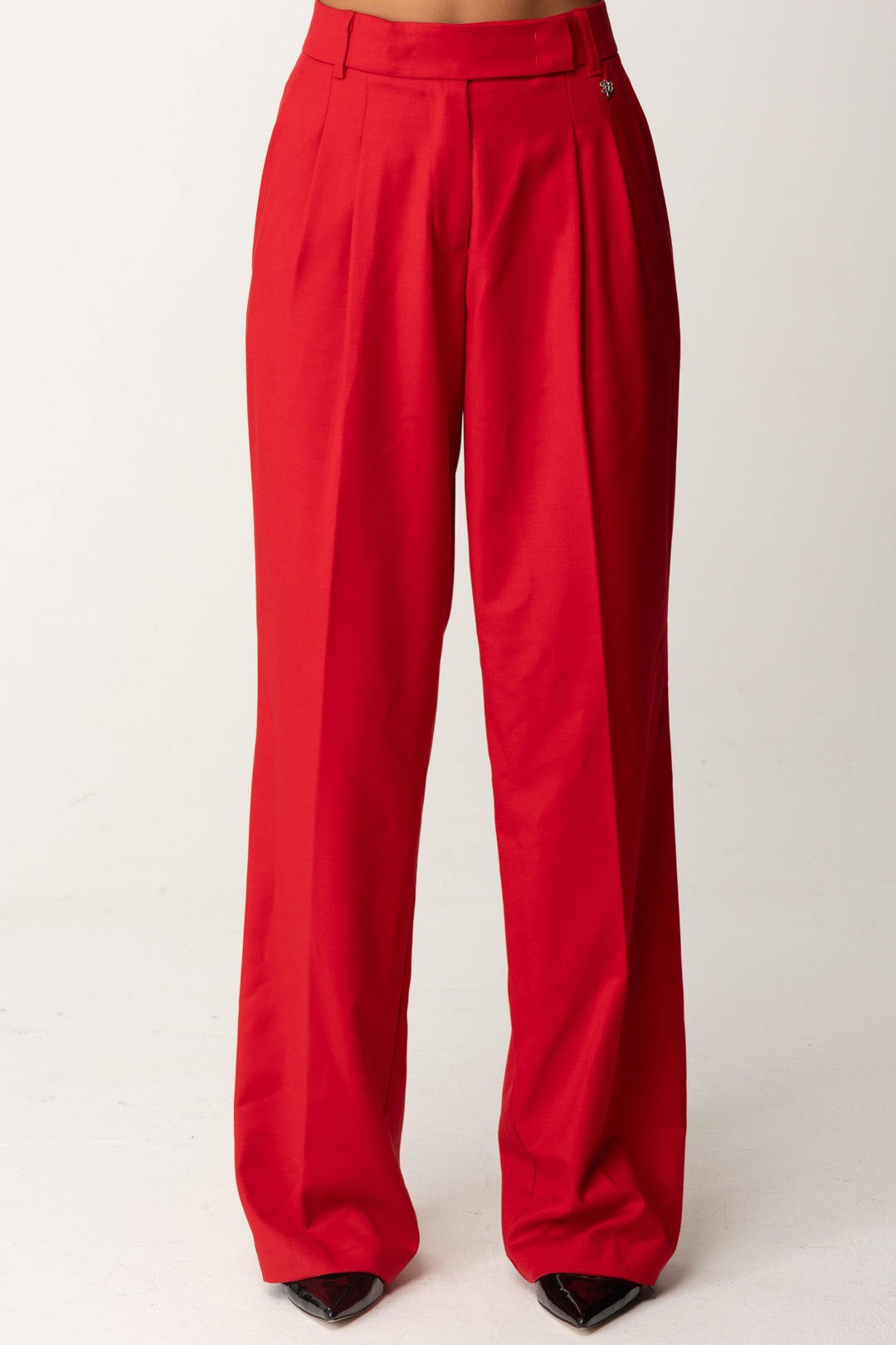 Dandy Fresh Wool Wide-leg Trousers