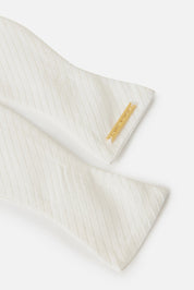 Elisabetta Franchi Papillon In Jacquard con Placca Logo BW03L57E2 MILK