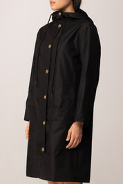 Twin-set Parka Lungo con Cappuccio 252TP2060 NERO