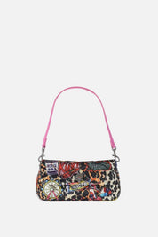 Kurt Geiger Pickle Shoulder Bag In Velluto con Stampa Grafica 5579299789 OTHER