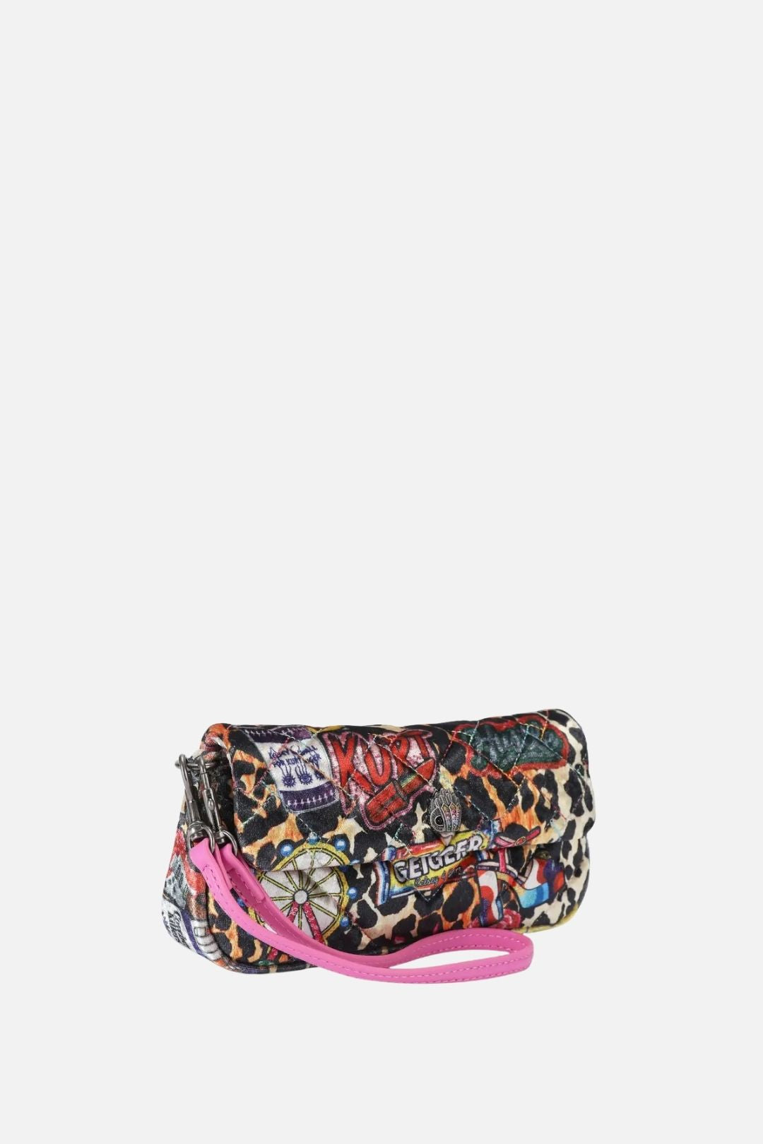 Kurt Geiger Pickle Shoulder Bag In Velluto con Stampa Grafica 5579299789 OTHER