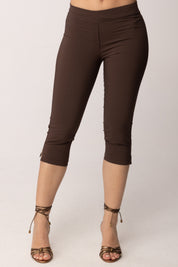 Khloe Femme Pinocchietto Basico con Spacchetti 26250 CACAO