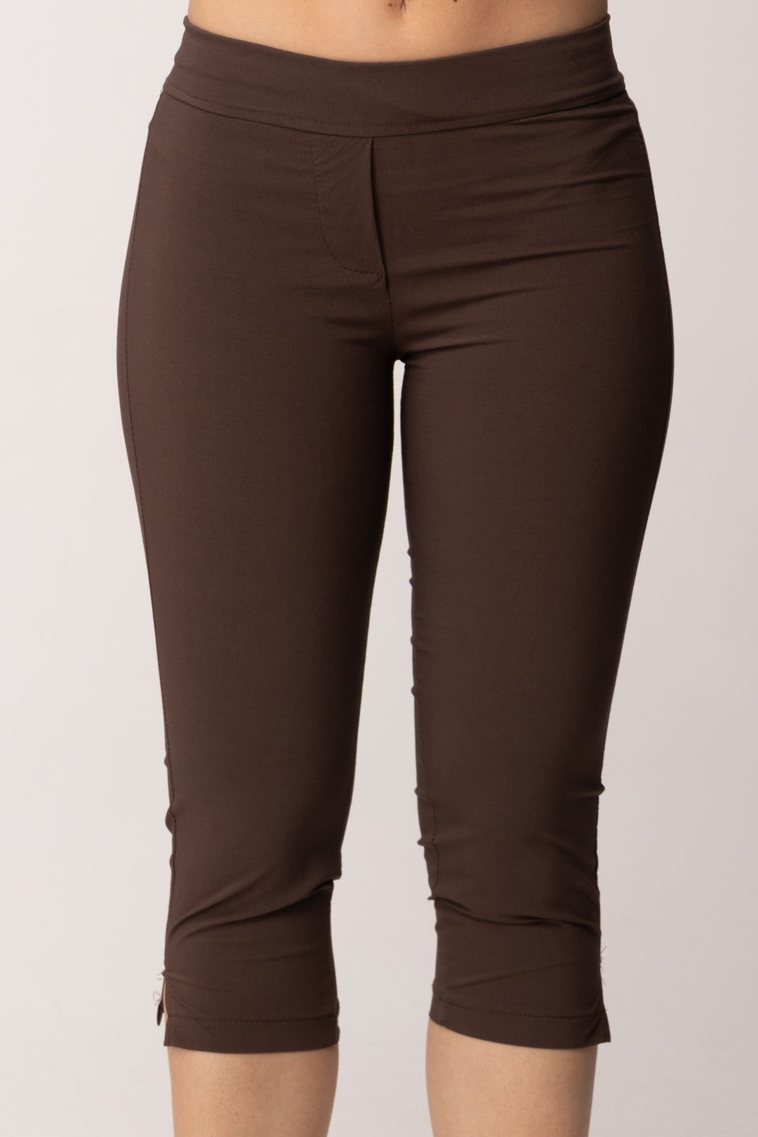 Khloe Femme Pinocchietto Basico con Spacchetti 26250 CACAO