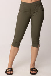 Khloe Femme Pinocchietto Basico con Spacchetti 26250 VERDE