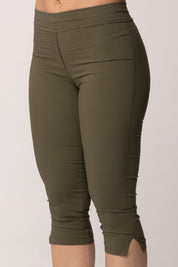 Khloe Femme Pinocchietto Basico con Spacchetti 26250 VERDE