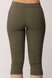 Khloe Femme Pinocchietto Basico con Spacchetti 26250 VERDE