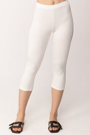 Khloe Femme Pinocchietto Basico Elasticizzato P3369 PANNA
