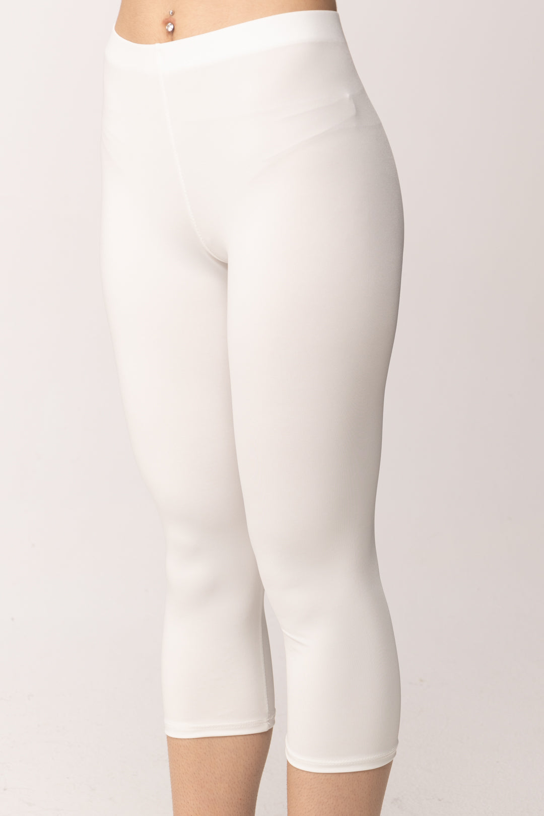 Khloe Femme Pinocchietto Basico Elasticizzato P3369 PANNA